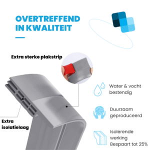 tochtstrip grijs plakken