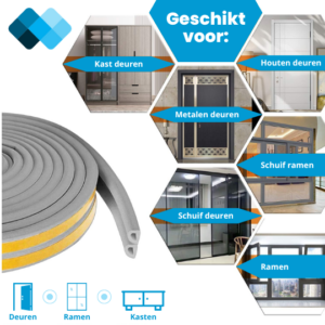 grijze tochtband raam & deur