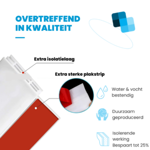 zelfklevende tochtstrips wit