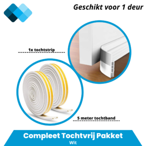 tochtvrij pakket wit